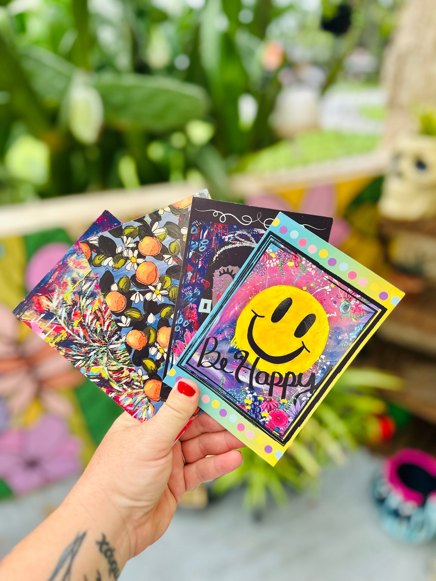 4 pack notecards