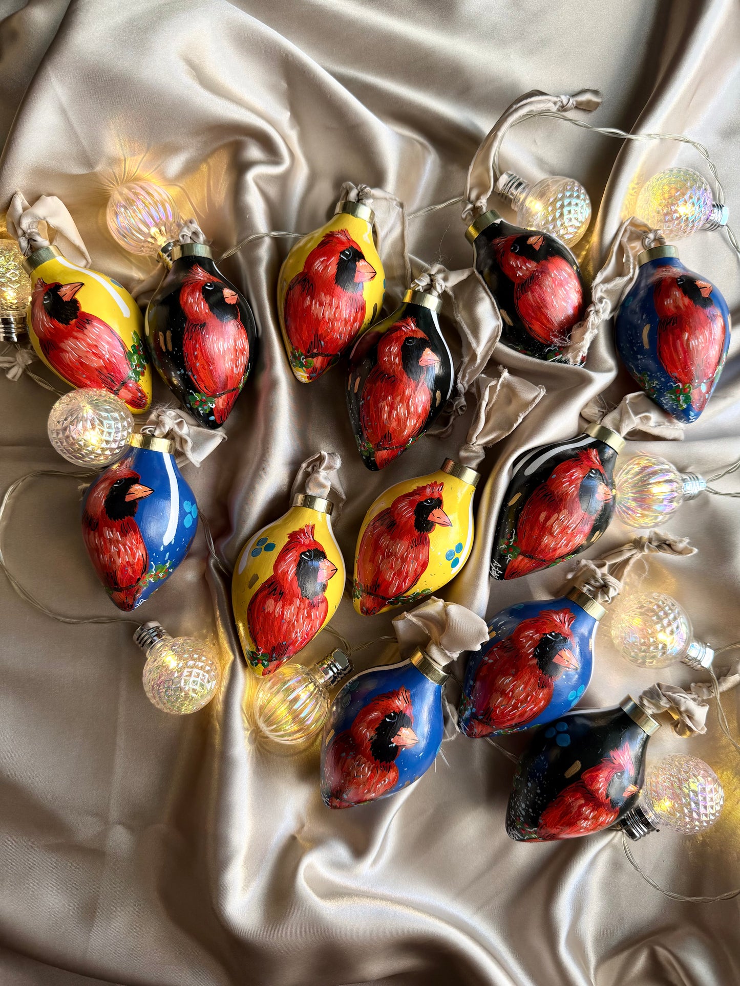 Cardinal Ornaments