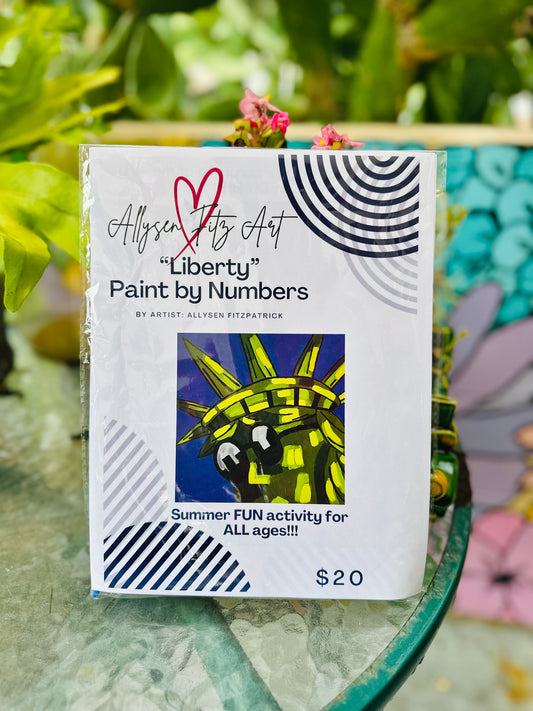 “Lady Liberty” paint by number Kit