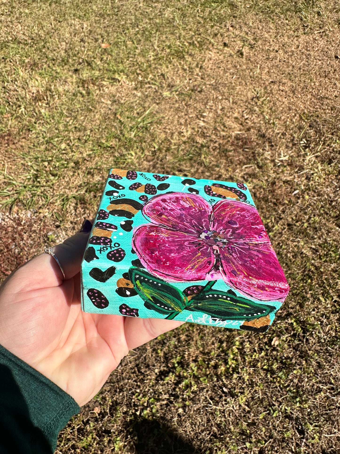 April sticker club painting
