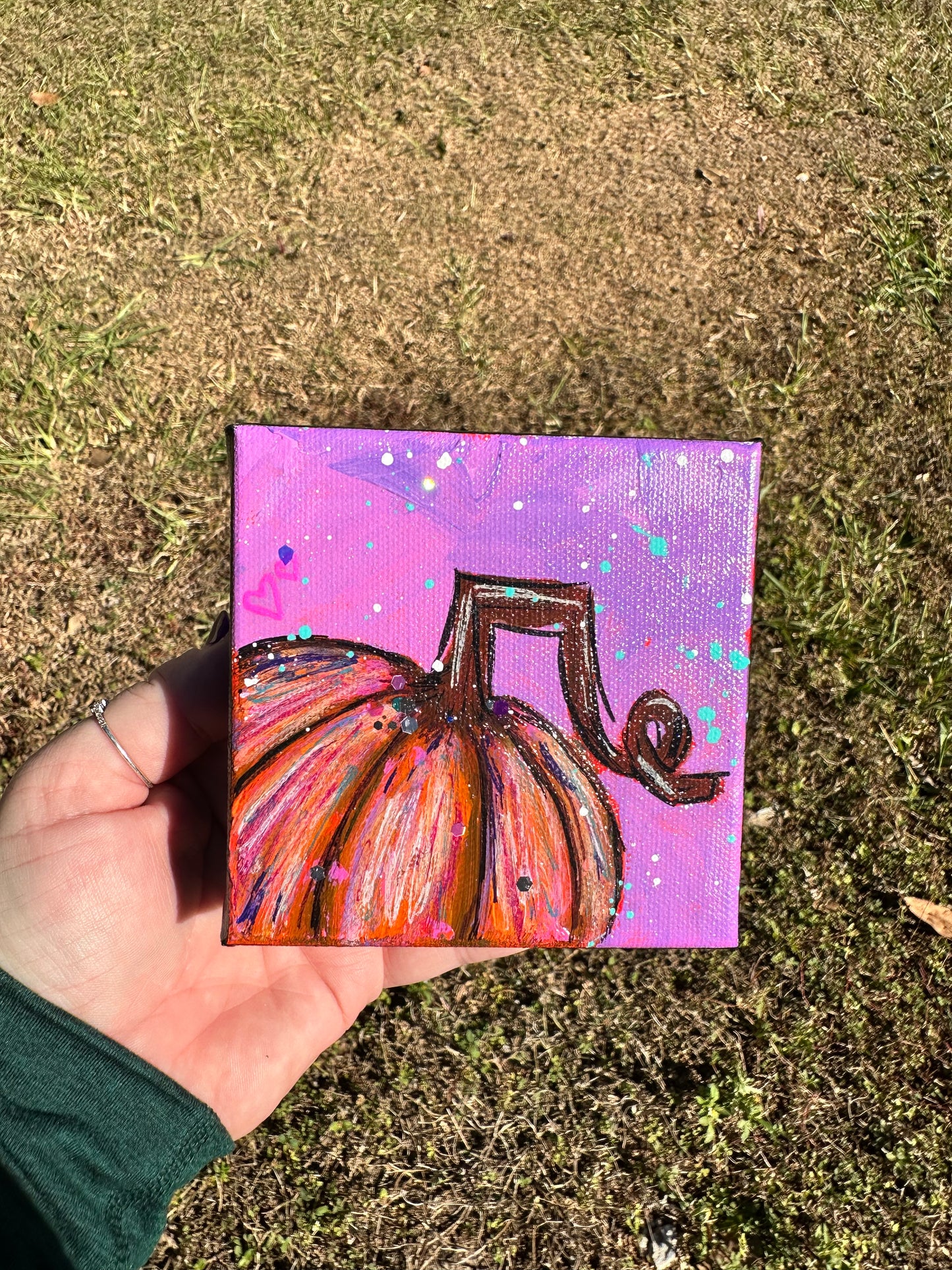 October sticker club painting