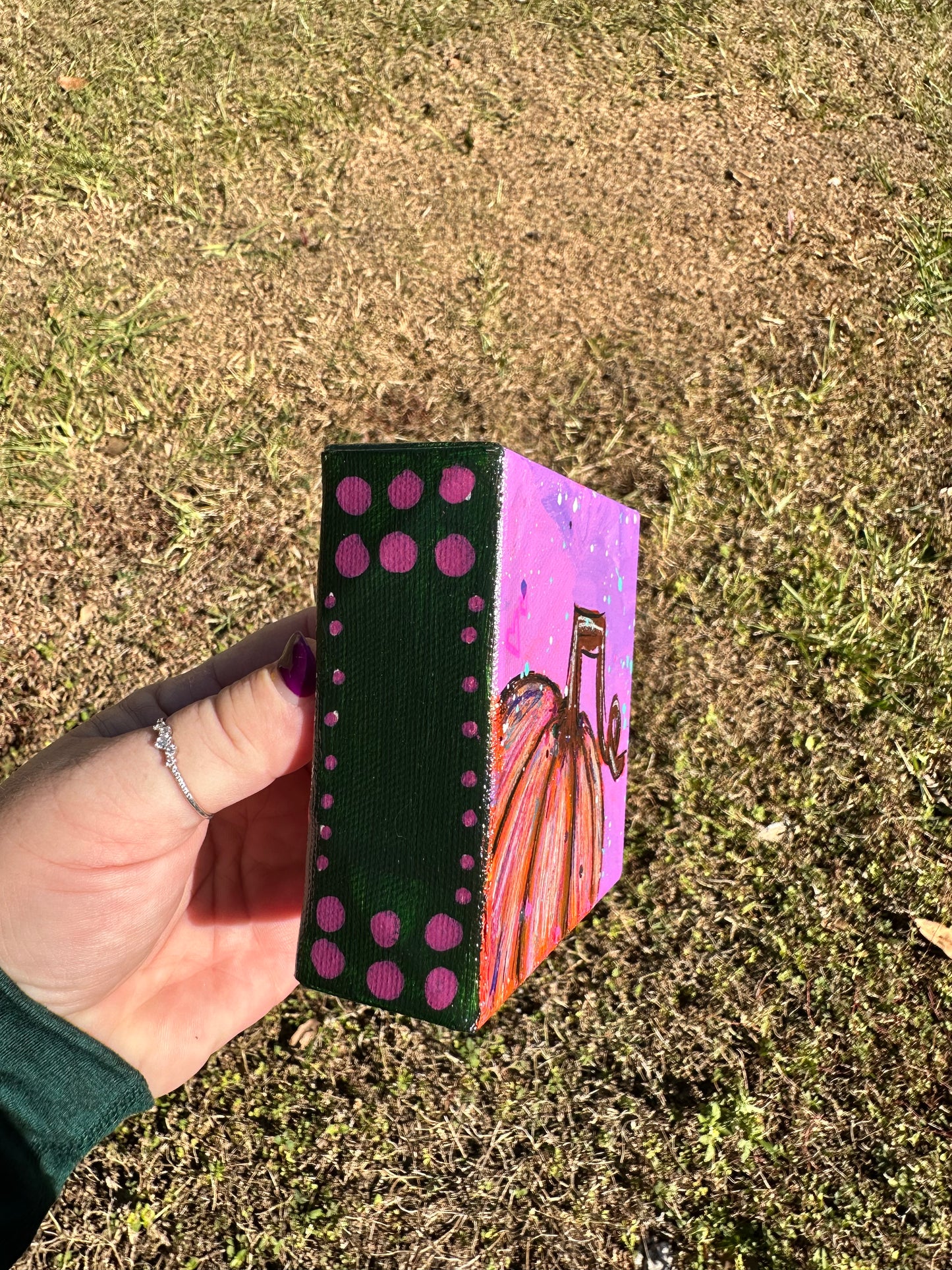 October sticker club painting