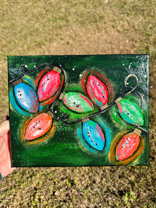 December sticker club painting