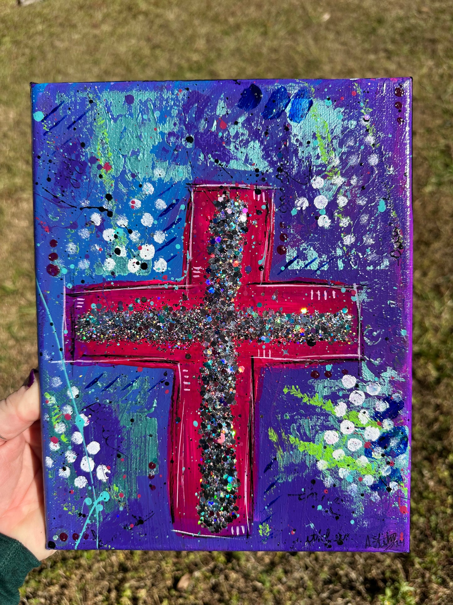 January sticker club painting