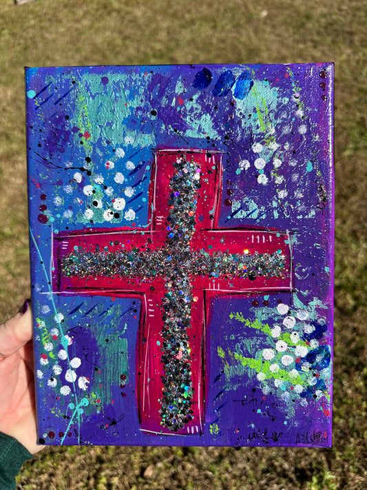 January sticker club painting