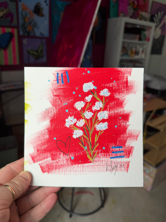 "Opal" June sticker painting #1