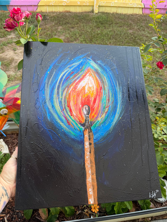 "John" July sticker painting