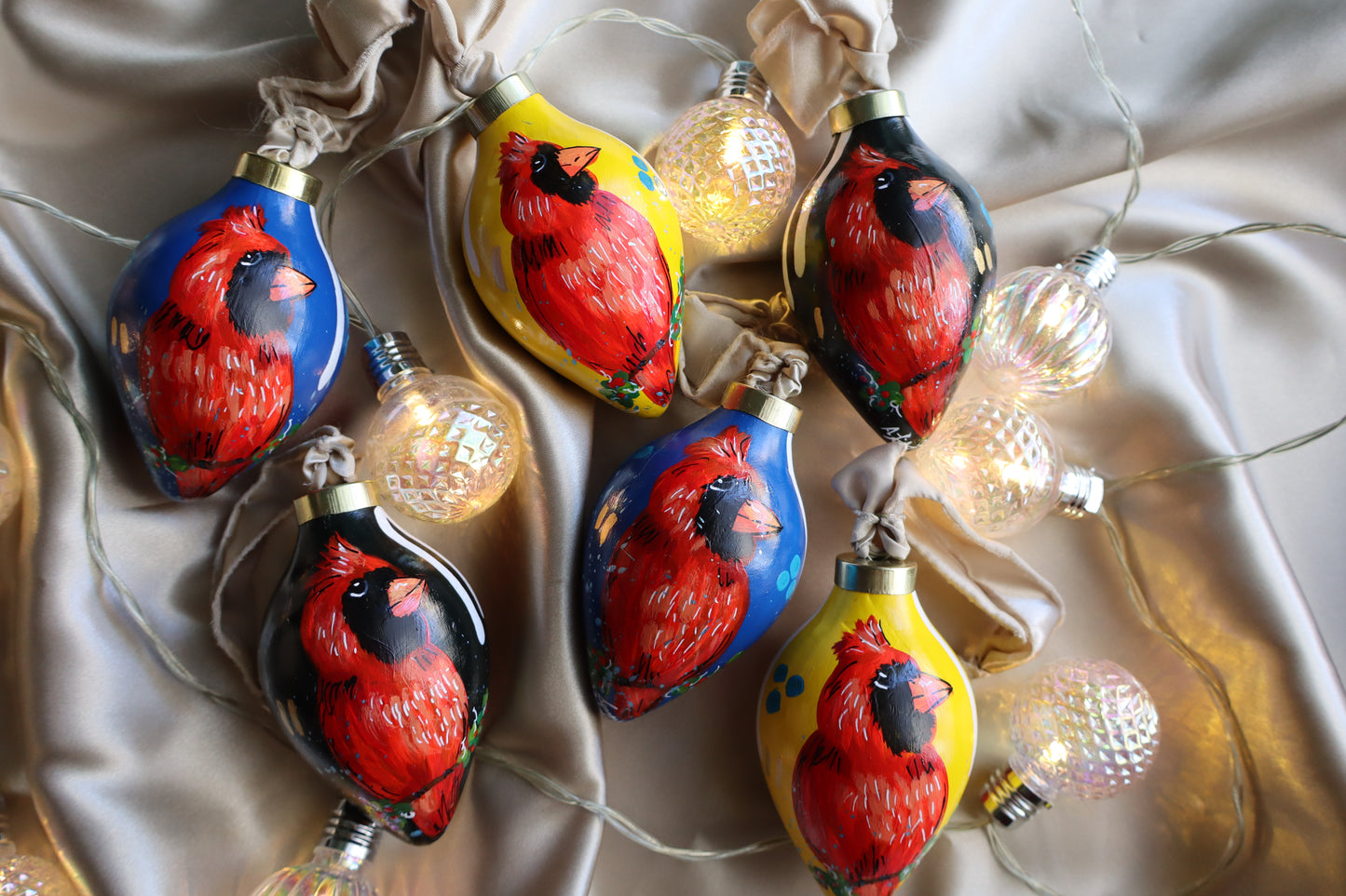 Cardinal Ornaments